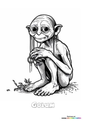 Golum with a ring