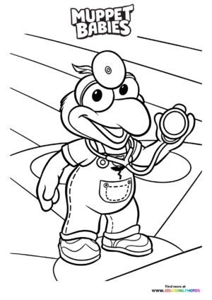 Gonzo - Muppet Babies coloring page