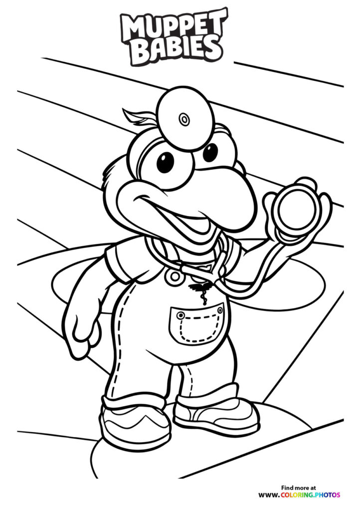 Muppet Babies Coloring Pages for kids Free and easy print or download