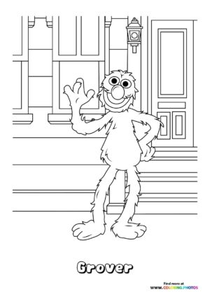 Grover from Sesame street