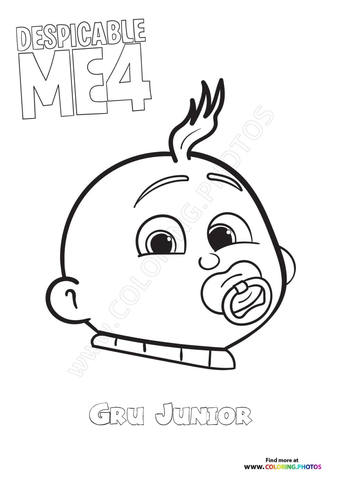 Despicable Me Gru Coloring Pages at ganbrysonblog Blog