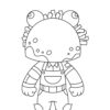Tiny Guaco - Fortnite coloring page