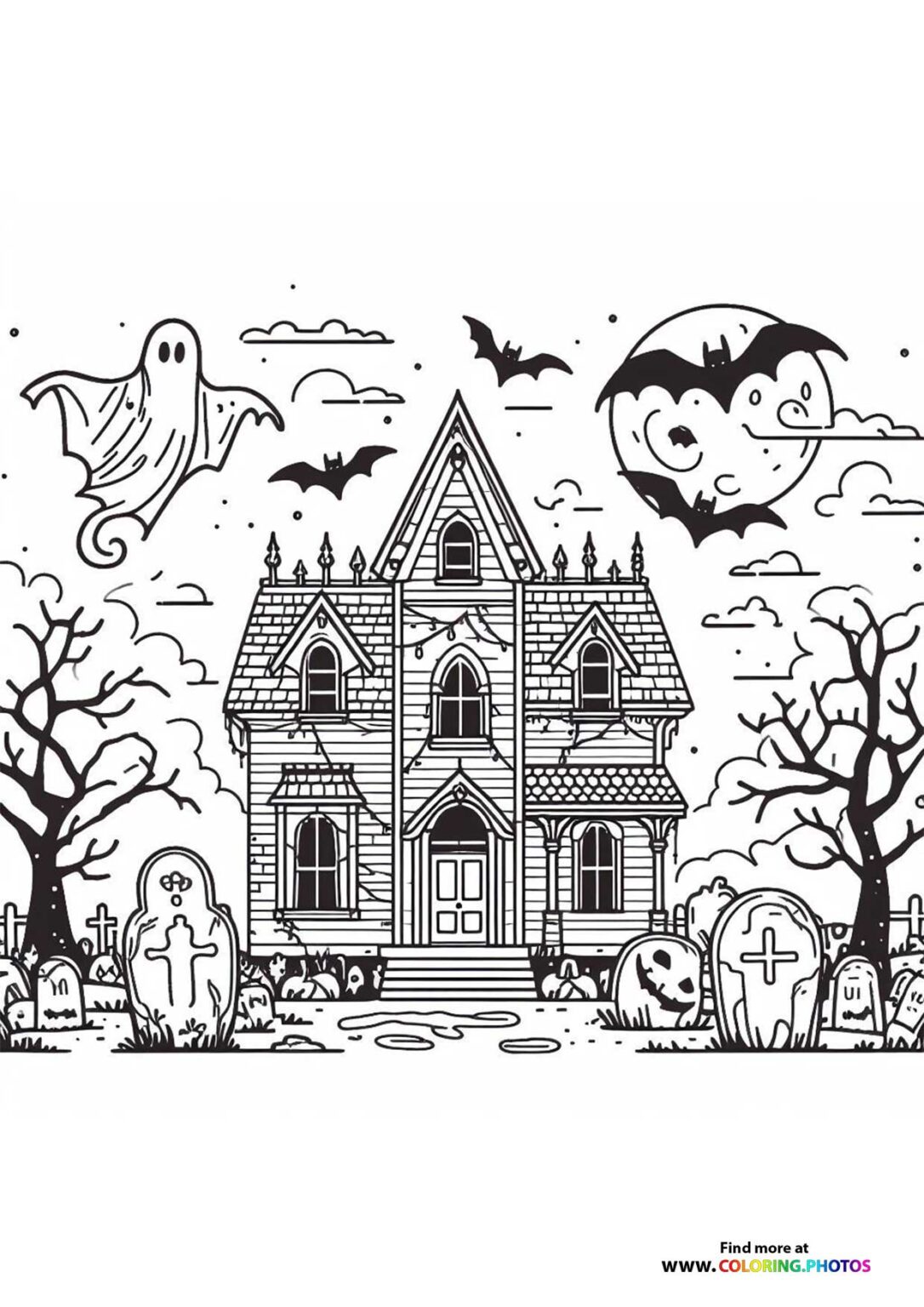 Halloween coloring pages | Free and easy print or download printables