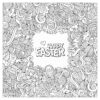 Happy Easter for adults coloring page