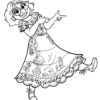 Happy Mirabel from Encanto coloring page