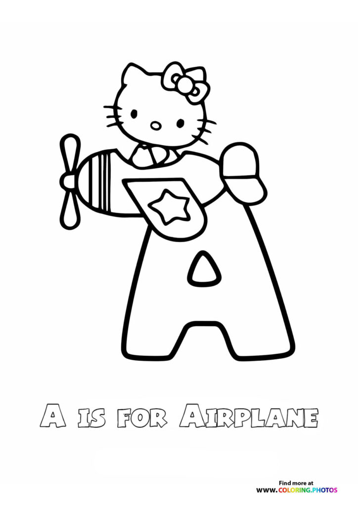 Hello Kitty - Coloring Pages for kids