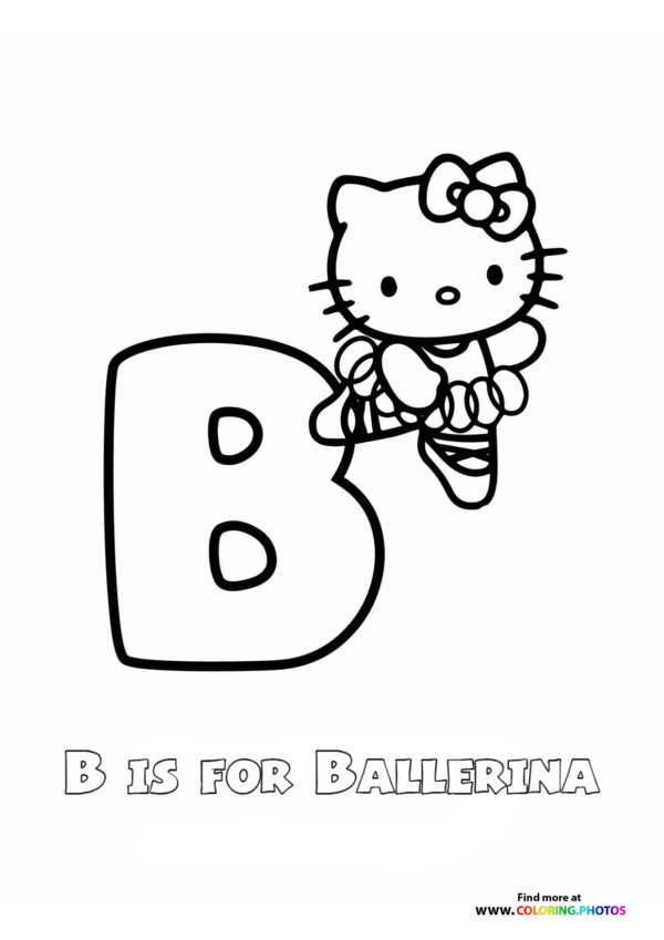 A is for Airplane with Hello Kitty page 2
