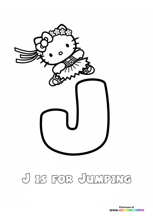 A is for Airplane with Hello Kitty page 10
