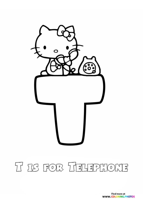 A is for Airplane with Hello Kitty page 20