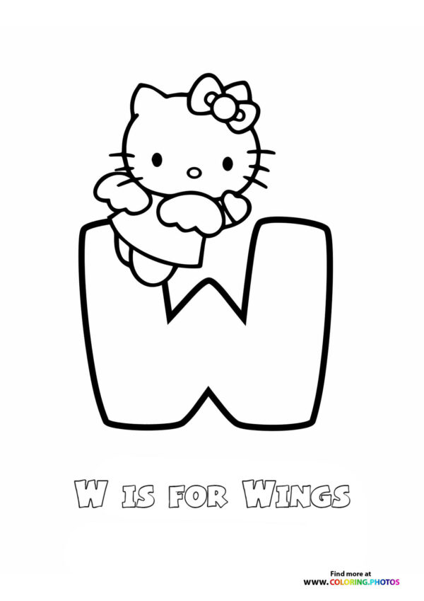 A is for Airplane with Hello Kitty page 23