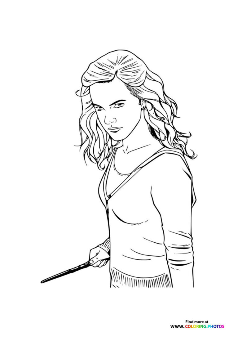 Hermione Granger - Coloring Pages for kids