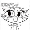 Hissy from Puppy Dog Pals coloring page