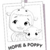 Hopie and Poppy - Cry Babies coloring page