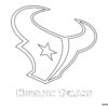 Houston Texans NFL logo coloring page
