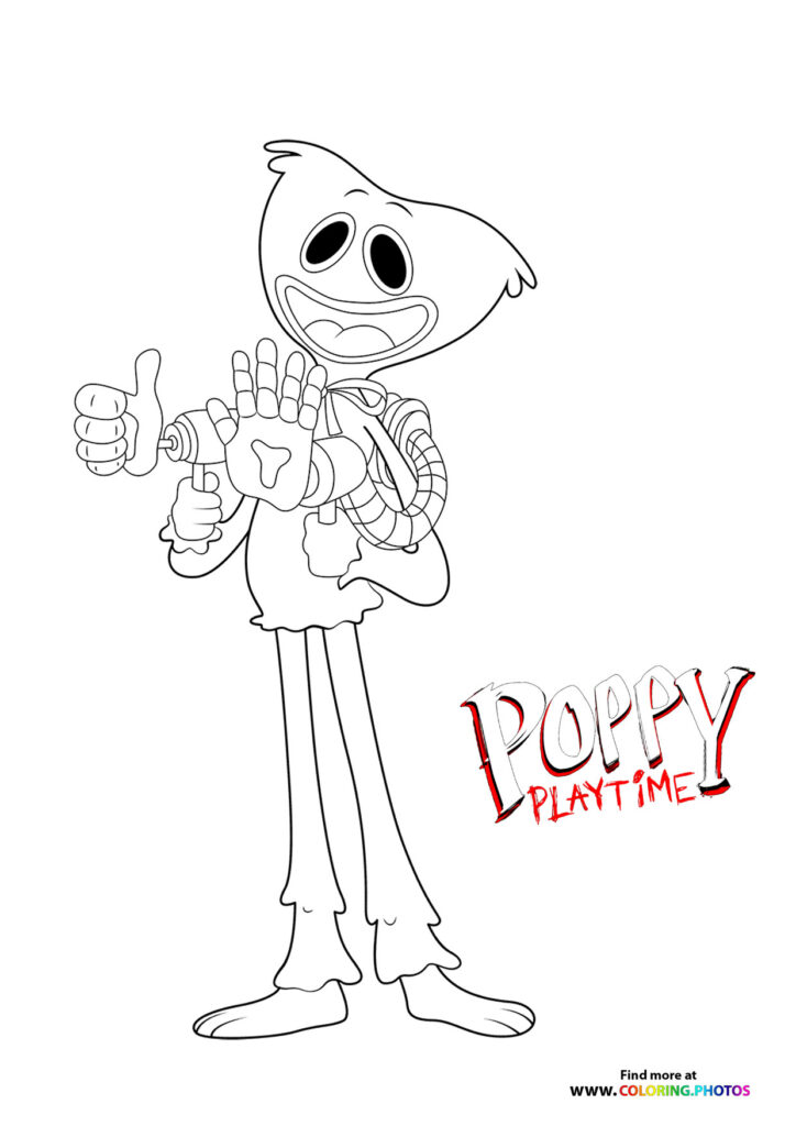 Killy Willy Poppy Playtime Coloring Pages