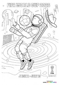 FIFA 2026 World Cup Americas Coloring Pages For Kids