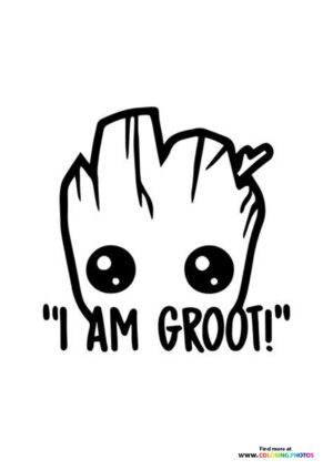 I Am Groot text