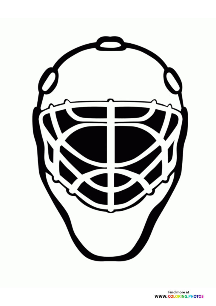 Ice Hockey - Coloring Pages for kids | 100% free print or download