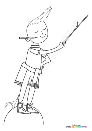 Iggy Peck coloring page