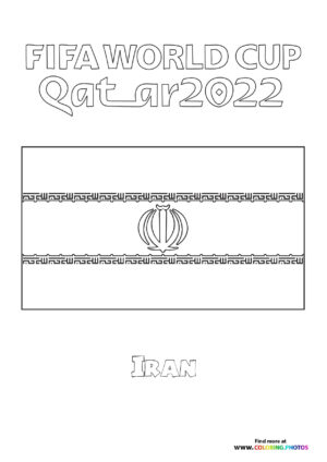 Iran World Cup flag