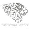 Jacksonville Jaguars NFL logo coloring page