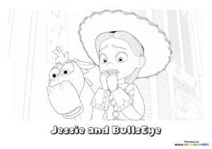 Jessie and Bullseye from Toy Story 5