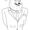 Jimmy Crystal from Sing 2 coloring page