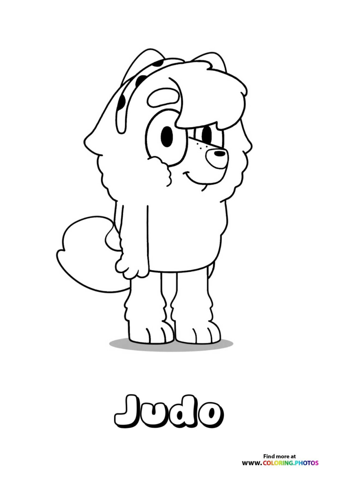 Blueys Neighbours Coloring Pages for kids