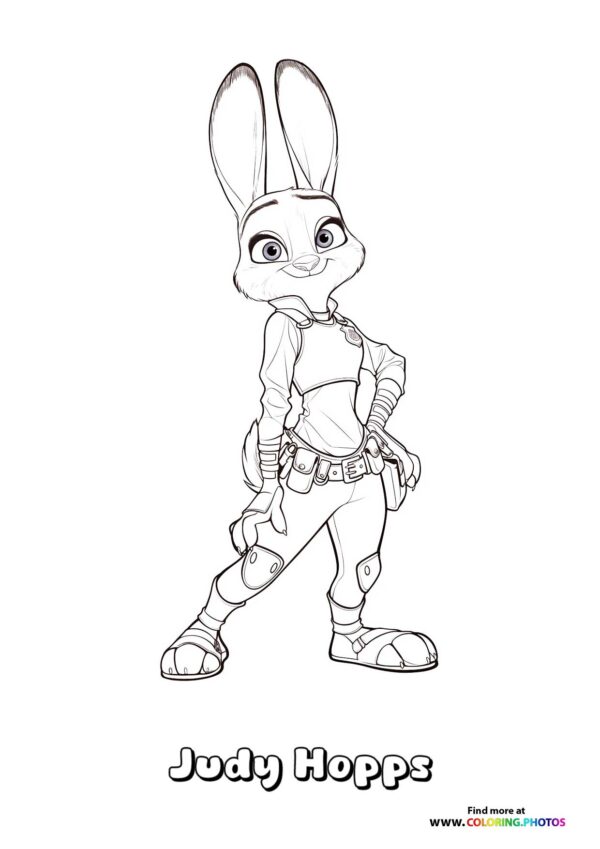 Judy Hopps from Zootopia 2