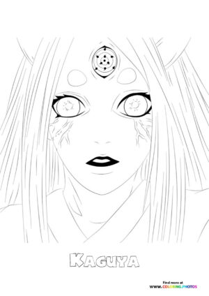 Kaguya portrait from Naruto