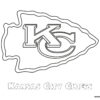 Kansas City Chiefs NFL logo coloring page