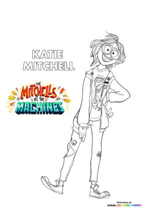 Katie - The Mitchells coloring page