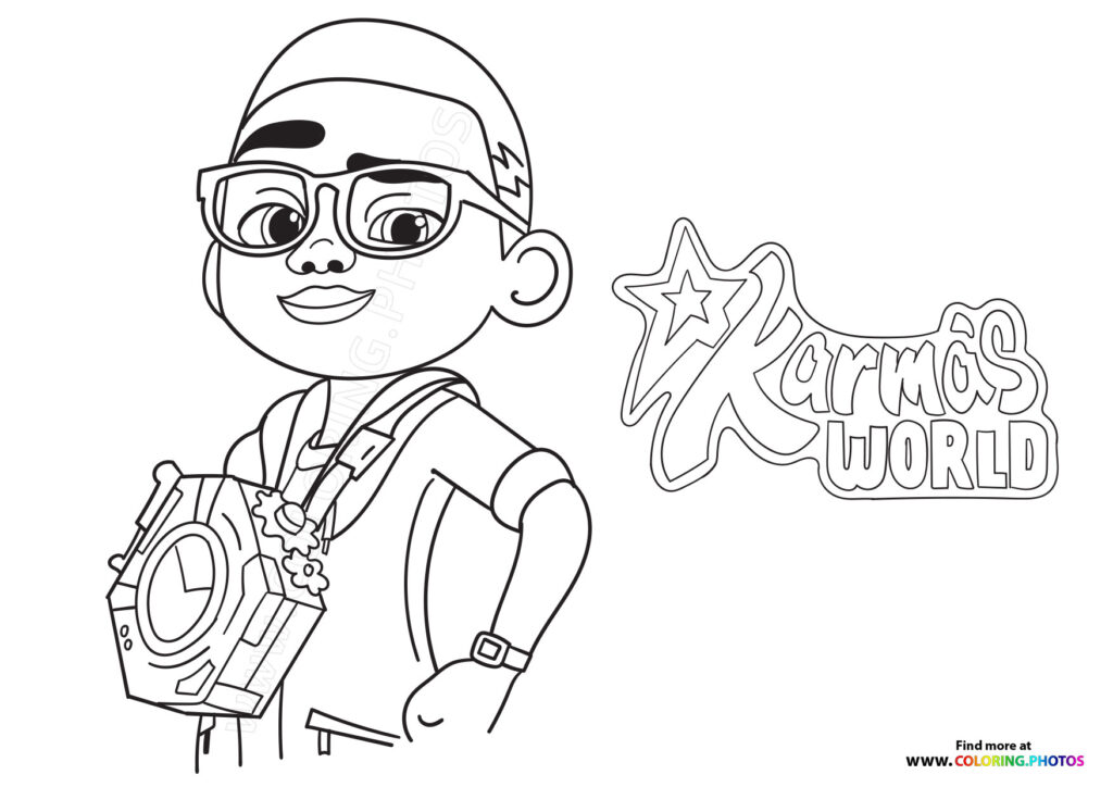 Karmas World - Coloring Pages for kids | Free and easy print or download