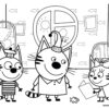 Kid E Cats coloring page