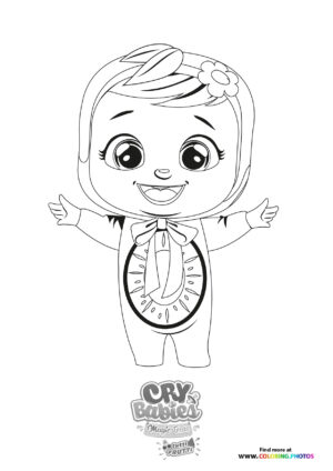 Kiwi - Cry Babies - Tutti Frutti coloring page