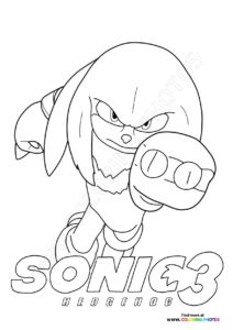 Sonic The Hedgehog 3 Logo Coloring Pages For Kids sonic-the-hedgehog-3-logo-coloring-pages-for-kids