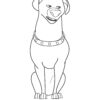 Krypto Super Pet coloring page