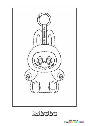 Labubu keychain