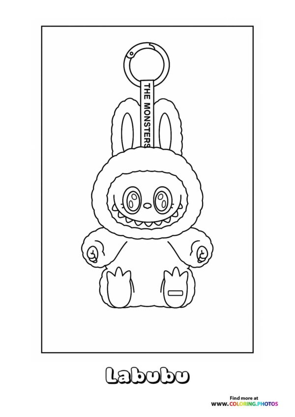 Labubu keychain