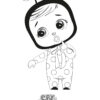 Lady - Cry Babies - Gold Edition coloring page