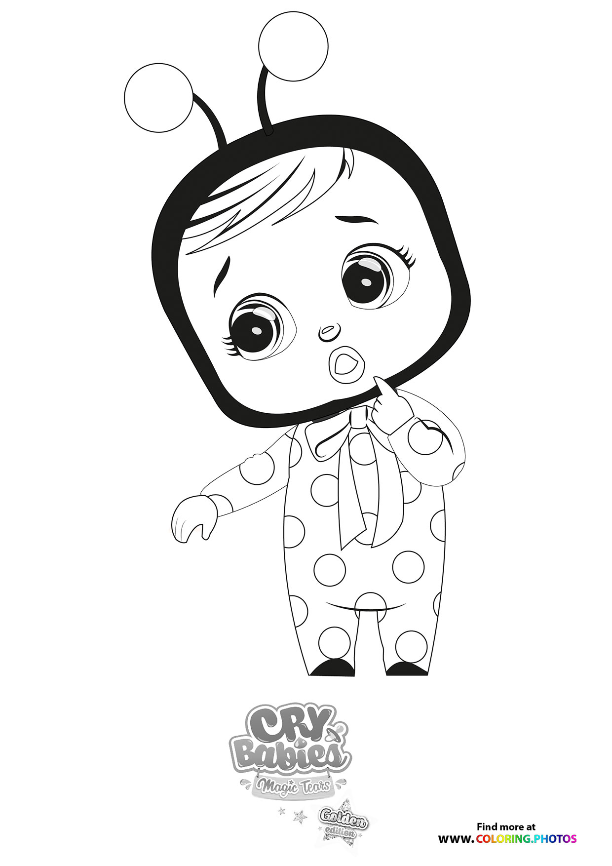Cry Babies Gold Edition Coloring Pages For Kids Free And Easy Print Cry Babies Gold Edition Coloring Pages For Kids Free And Easy Print