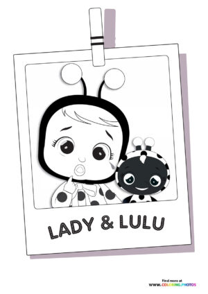 Lady and Lulu - Cry Babies coloring page