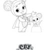 Lala cooking - Cry Babies coloring page