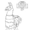 Lama - Fortnite coloring page