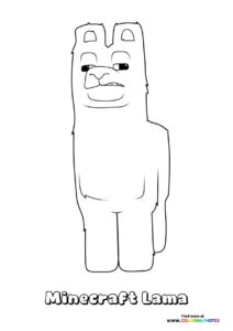 Garrett Minecraft Colouring