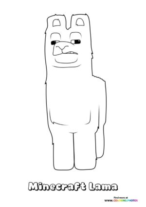 Lama from Minecraft movie