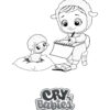 Lammy learning - Cry Babies coloring page