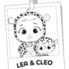 Lala and Cleo - Cry Babies coloring page