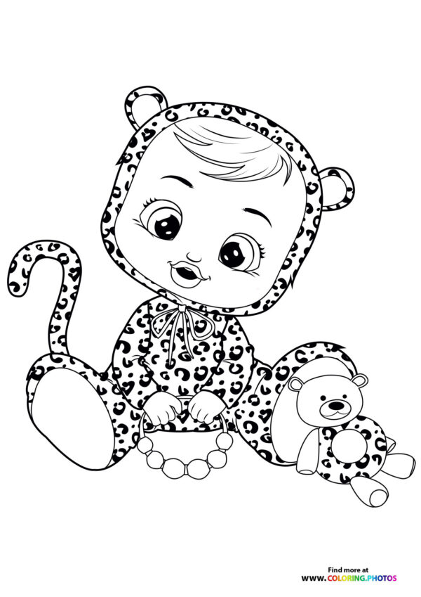 Lea - Cry Babies coloring page