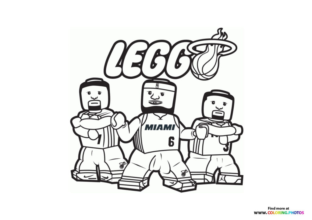Miami Heat LEGO Players